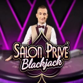 Blackjack Salon Privé slot visual from Ezugi available on spinsteincasino.ch