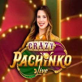 Crazy Pachinko logo by Evolution at Spinstein Casino