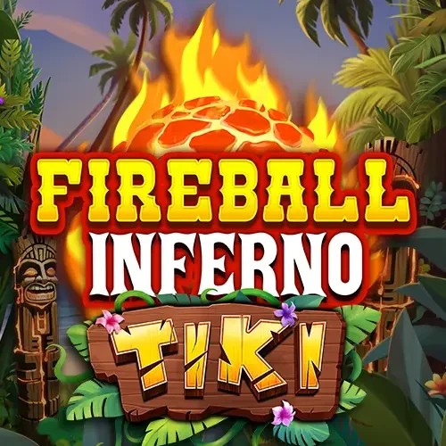 Fireball Inferno Tiki online game logo by NetEnt on spinsteincasino.ch
