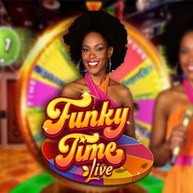 Funky Time casino game by Evolution – featured logo at Spinstein Casino