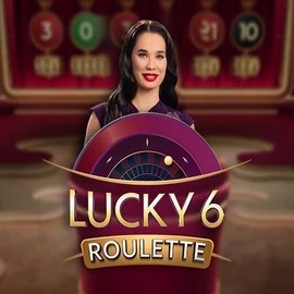 Lucky 6 Roulette slot logo by Pragmatic Play at Spinstein Casino